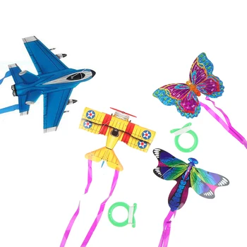 În Aer Liber Plin De Culoare Buzunar Zmeu Fun Software Sport Zmeu Zbor Easy Flyer Zmeu Pentru Copii Copii Noutate Interesantă Jucărie