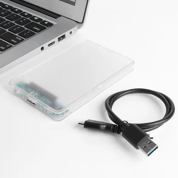 2.5 inch Mat/Transparent HDD SSD Caz, SATA III, USB 3.0 Hard Disk Cabina de Sprijin 6TB Mobile HDD-ul Extern pentru Laptop