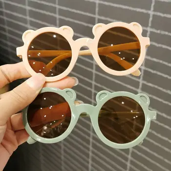 Copii ochelari de Soare pentru Fata baietel de Vară Drăguț Mic Urs Cadru Ochelari de Soare Copil Ochelari Nouă Versiune de Moda pentru Copii Ochelari