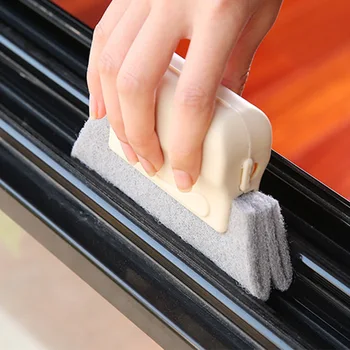 Fereastra de curățare instrumente Slot perie Mica perie colț închis decalajul perie de curatare pentru uși și ferestre sloturi produse de curățare