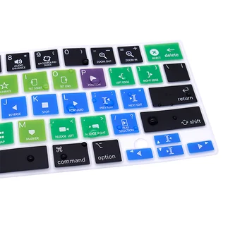 Final Cut Pro X Scurtătură de Taste Capac Tastatură Piele Pentru MacBook mai Nou Pro16 inch A2141 pro 13 A2289 A2251(2020Release)