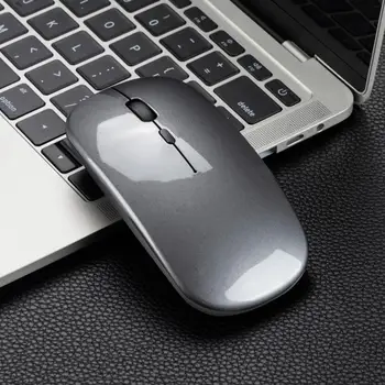 1600 DPI Optic USB Dual Mode Wireless Bluetooth5.0 Mouse-ul De 2,4 Ghz Receptor Super Slim Mouse-ul Pentru PC, Laptop мышь игровая