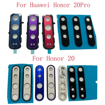 Spate aparat de Fotografiat Lentilă de Sticlă Cu Cadru Titular de Reparații de Locuințe Spate Cover Pentru Huawei Honor 20 20 Pro Onoarea 20 de Piese de schimb
