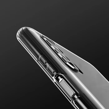 Transparent TPU Caz de Telefon pentru Huawei Honor 8X Max 8A 9X X10 Clar Moale Înapoi Caz de Protecție pentru Onoare X10Max Capac rezistent la Șocuri