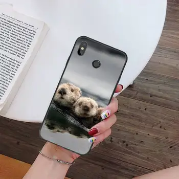 Vidra drăguț Animal minunat model de Telefon de lux Cazul coque Pentru Xiaomi Redmi note 7 8 9 t k30 max3 9 s 10 pro lite
