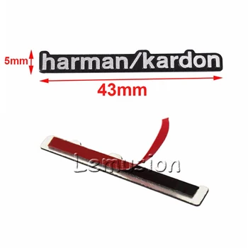10x Pentru Harman/Kardon Styling Auto Difuzor Audio Autocolant Pentru Volkswagen VW Golf 6 7 MK7 Passat B5 B6 B7 Tiguan Polo Audi A4 Q5 Q7