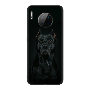 Pit Bull de Companie Minunat Câine Pitbull Silicon Cazul în care Telefonul Pentru Huawei Y5 Y6 Y7 Y9 Prim Y6P Y7A Y9A Mate 10 20 30 Lite Pro Capacul din Spate