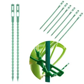 30Pcs Reutilizabile Grădină Cablu de Legături de Sprijin Plantelor Arbuști Fixare Arbore de Blocare Nailon Reglabil din Plastic Flexibil Cablu Instrumente