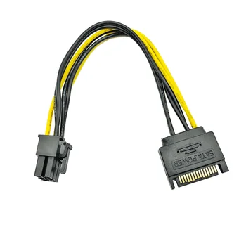Mai nou SATA 15pin La 6 Pin 1X, 4x, 8x, 16x Extender Riser Card Adaptor Cablu de Alimentare VER009 USB 3.0 PCI-E Coloană VER 009S Express