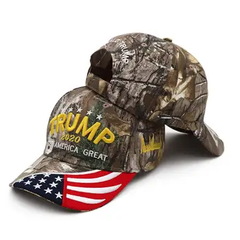Donald Trump 2020 Capac Camuflaj statele UNITE ale americii Flag Șepci de Baseball pentru a Păstra America de Mare din Nou Președinte Pălărie 3D Broderie en-Gros
