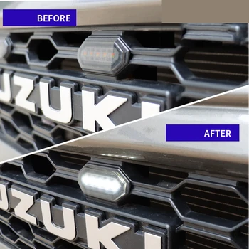2019-2021 pentru Suzuki Jimny JB74 Modificat Mid-grila Lumini de Decor, Zi și Noapte LED-uri Mici, Galben Piese Auto