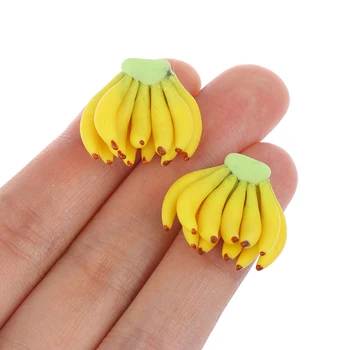 Casă de păpuși în Miniatură Mâncare de Fructe de Banane Pentru 1:12 casă de Păpuși în Miniatură Grămadă de Banane Bucătărie Alimente Fructe Accesorii Decor