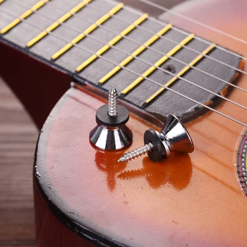 Chitara Cuie Pentru Guitar Strap Lock pentru Acustice, Electrice, Bas, Ukulele Catarama Butonul de Blocare pin de Metal End Blocare Piese Accesorii
