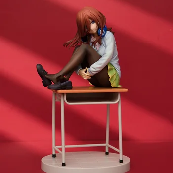 25cm Anime Kotobukiya Chintesența Quintuplets Miku Nakano 19CM PVC figurina Jucarie Fata De Pe Birou Colectare Papusa