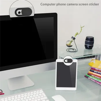 Universal Telefon Mobil de Confidențialitate Autocolant Webcam Capac Obturator Magnet Slider din Plastic pentru Iphone Web, Laptop, Tableta, Camera de Acoperire