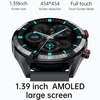 AMOLED Inteligent Uita-te Mereu pe Ecran Pentru Android IOS Iphone Huawei Telefon Xiaomi Mens Smartwatch Blutooth Apel 4G de Stocare TWS
