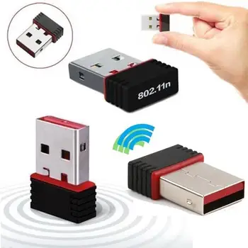 Portabil Mini placa de Retea USB 2.0 Wireless WiFi Adapter n/g/b Adaptor 802.11 Network RTL8188EU Pentru PC 150Mbps LAN Desktop H7D7