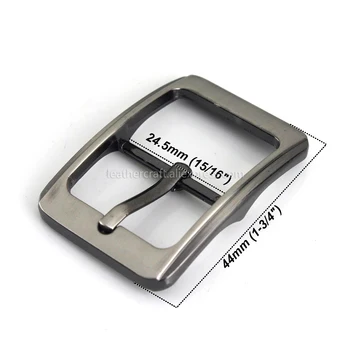 1 x 25mm Moda de Metal Placat cu Catarama Bar Centru Singură Cataramă de Pin Pielărie Centura Chinga se Potrivesc pentru 23-24mm