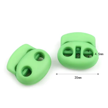 10buc/ Pachet de Plastic Colorate Blocare Cablu Dop Oval Siguranta Incuietoare Cataramă Pentru Colier Guler de Câine Coarda Accesorii 20x20mm