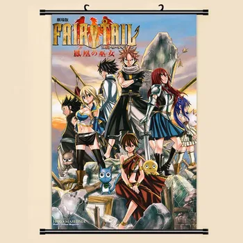 Anime Manga Fairy Tail Perete Scroll Tablou 40x60 Imagine de Fundal Autocolante Poster 001