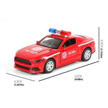 Noul Model De Masina 1:32 Poliție Serie Diecasts & Mașină De Jucărie Vehicule De Metal Aliaj De Simulare Trage Înapoi Jucării Pentru Copii Cadouri