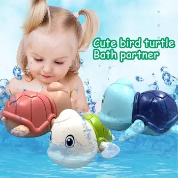 Baby Jucarii de Baie Animale de Desene animate Drăguț broasca Testoasa Copilul Wind-Up Inot broasca Testoasa Jucarii de Baie Ceas de Animale Copil Jucărie de Apă L2Q5