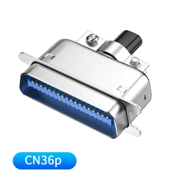 57 Serie CN14 / 24/36 / 50P pin imprimanta plug comun coajă de fier sudate core socket masculin