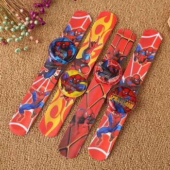 Marvel anime Avengers alliance Spiderman pentru copii inel elastic Spiderman brățară ceas jucării pentru copii cadou de ziua de nastere