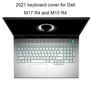 Noua Tastatură Acoperă M15 pentru Dell Alienware M17 R4 17.3 și M15 R4 15.6 2021 TPU clar gaming laptop tastaturi protector de acoperire