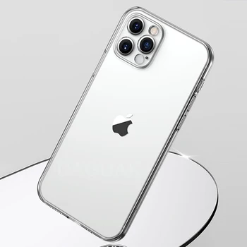 SiliconCamera Lentile de Protecție Caz Pentru iPhone 12 Pro Max Silicon Acoperire Moale Pentru iPhone 12 Mini rezistent la Șocuri Capacul din Spate Cadou