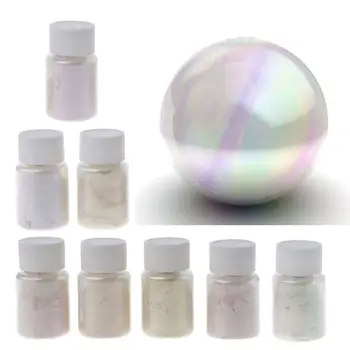8 Culoare Schimbare De Culoare Perla Pigment Aurora Rășină Pigment Mica Polarizate Diamant Pigment Perlat Kit De Luare De Bijuterii Instrument