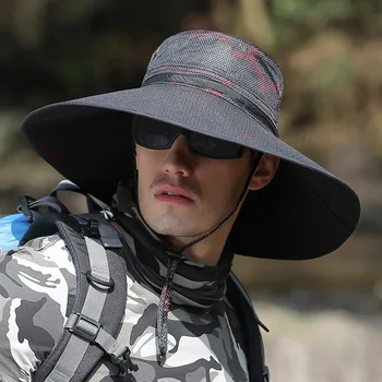 Galeata palarie camuflaj crește Capac de protecție solară în aer liber camuflaj alpinism pălărie de moda pliabil pescuit Femei pălărie găleată