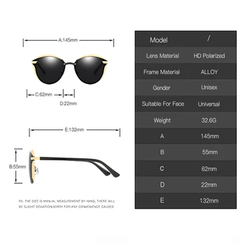 HEG-H 2021 Brand de Lux cu Design Ochi de Pisica Polarizat ochelari de Soare Barbati Femei Elegante, Ochelari de Soare de Conducere de sex Feminin de Ochelari Oculos De Sol