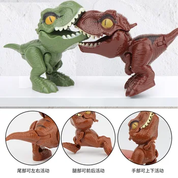 Dinozaur Jucarii Model Musca Degetul Joc Comun Mobile Simulare Tyrannosaurus Rex Noutate Gag Truc Glume Jucărie Pentru Băieți Copii