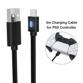Wireless Controller-Cablu de Încărcare pentru PS5/Întrerupător Tip Pro-C Gamepad Cablu de Alimentare Electronice Accesorii pentru Mașini de