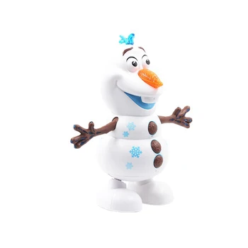 Disney Frozen 2 Roboți om de Zăpadă cifrele de Acțiune Olaf Jucarii Electrice Mișcările de Dans, Muzică Ușoară Desene animate Jucărie din Plastic Băieți Fete Cadouri