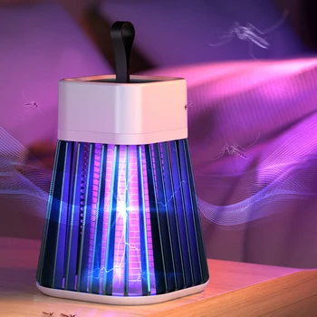 Fotocatalitice Electric Zbura Insecte Bug Zapper Capcană de Lumină LED Mut, Tăcut Pest Control Respingător Țânțar Criminal Lampa