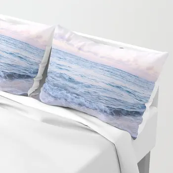 Nordic Moda Peisaj Ocean de Birou Material de Artizanat Canapea Spate Perna Decor Acasă franceză Pernă de Catifea pernă de meditație