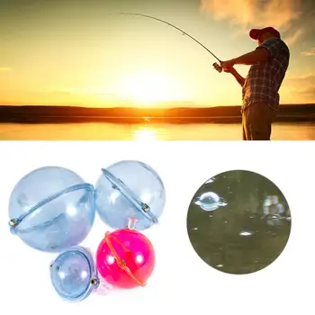 5 Buc/Set Pescuit Float ABS Bile de Plastic de Apă Bubble cu Bile Plutește Aborda de Pescuit pe Mare în aer liber Accesorii Albastru Rosu 32/40mm