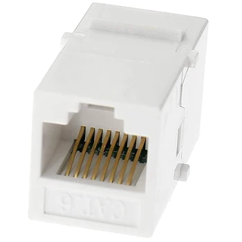 Ethernet Keystone Cuplaj, 20Pack Cat6 RJ45 Keystone Jack Inline Conectori Femeie