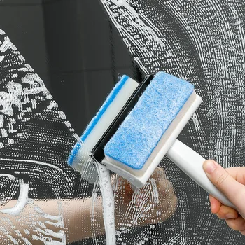 Geam Perie față-verso Perie de Curățare Spray-parbriz Curat Spălat Racleta de Baie Acasă Geamul Mașinii Instrument de Curățare