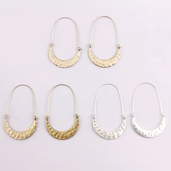 Stil Minimalist Aliaj De Zinc Crescent Cercei De Aur Geometrice Doamnelor Bijuterii Ureche Brand De Moda Pentru Femei Cercei