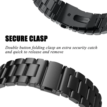 Trupa de Metal Seturi pentru Fitbit-Versa 3/Sens Benzi din Oțel Inoxidabil Plasă Bratara Bratara pentru Fitbit-Versa 3 Curea Smartwatch