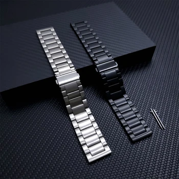 22mm Titan Curea Pentru Suunto 9 Vârf Watchband Ceas Trupa de Metal din oțel Inoxidabil incuietoare Bratara Bratara Înlocui Accesorii