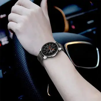 22mm Watrch Curea pentru Samsung Galaxy Watch 3 45mm Trupa de Viteze S3 Frontieră/Amazfit Ritmul Bratara din Piele Huawei Watch GT 2-2e 46mm