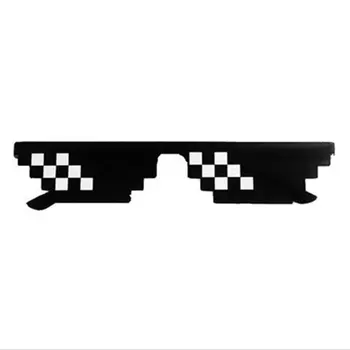 Mozaic Pixel Ochelari De Soare Pentru Barbati Femei Practice Codificate Ochelari De Soare Cadou De Ziua Performanță Etapă Portabil Ochelari