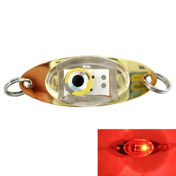 Lampa Flash Pește Momeală Forma de Ochi de Noapte de Pescuit de Pește Subacvatice Atrage CONDUS Adânc Picătură de Lumină Intermitentă Aborda Instrument