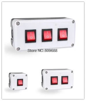 Comutator basculant butonul cutie RK1-01 rocker buton comutator de alimentare 16A250V auto-blocare indicator electrice cutie