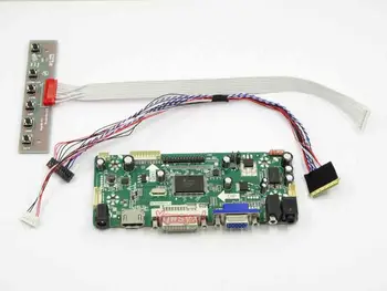 Yqwsyxl Control Board Monitor Kit pentru LP156WH4(TL)(N2) LP156WH4-TLN2 HDMI+DVI+VGA LCD ecran cu LED-uri Controler de Bord Driver