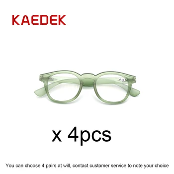 KAEDEK 4 Seturi Ochelari Anti Blue Ray Femei Gafas de Lectura arc Balama Rame de Ochelari Valoarea Pachetului Preț